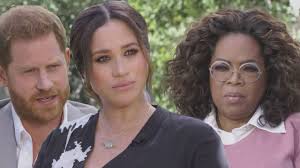 It initially featured meghan alone talking to oprah winfrey before she was joined by prince harry. Prince Harry And Meghan Markle S Interview With Oprah Watch The First Footage Youtube