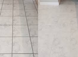 cleaning and brightening bathroom tiles