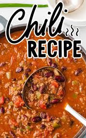 homemade chili recipe eships and