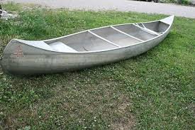 grumman 5 person aluminum 17 foot canoe