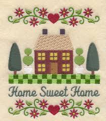 home sweet home embroidery library