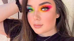 rainbow eye makeup tutorials for pride