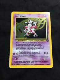 Here is the best mr. Very Rare Original 1995 Pokemon Halo Mr Mime Collector Card 6 64 Ebay