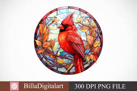 Cardinal Stained Glass Vol 6 Graphic By