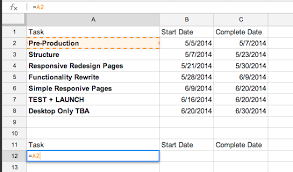 How To Create A Simple Gantt Chart With Google Sheets