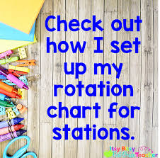 Itsy Bitsy First Grade Teacher Literacy Station Rotation Chart