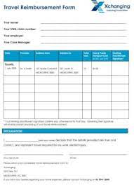 10 travel reimburt form templates