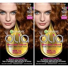 For those of you not blessed with naturally auburn hair, finding the perfect auburn hair dye to maintain the elusive. Garnier Olia Ammonia Free Brilliant Color Oil Rich Permanent Hair Color 6 43 Light Natural Auburn Pack Of 2 Red Hair Dye Wantitall