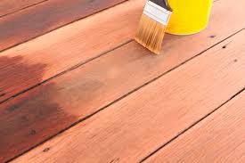how to remove grease from a wood deck