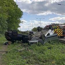 The victim, the driver of the. Shocking Pictures Show Aftermath Of A1 M Crash Near South Mimms Hertslive