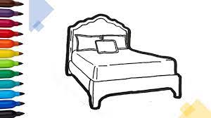 Vẽ cái giường ngủ đơn giản| Draw a bed simple