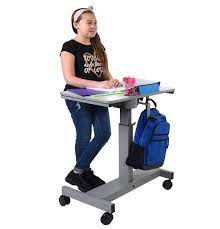 The alphabetter desk by safco is the most popular stand up desk for kids on amazon. Luxor Sit And Stand Student Desk Crank Student C Stand Up Desks Worthington Direct