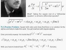 L3 The Dirac Equation