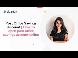 post office savings account how to