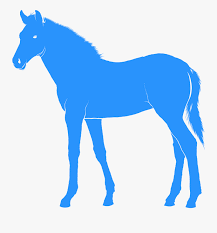 Image result for blue horse