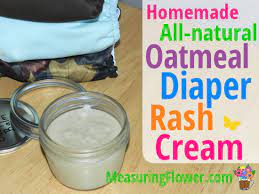 natural oatmeal diaper rash cream