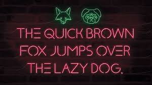 create a glowing neon text effect