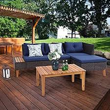 outdoor rattan sectional sofa set