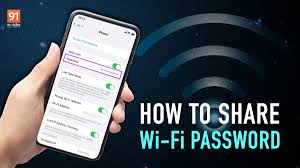 share wifi pword how to share wifi