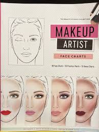 makeup artist face charts by gina m