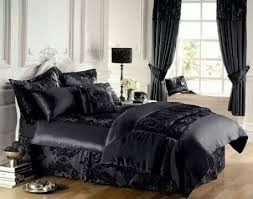 bedroom black bed linen luxury duvet