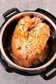 Add frozen ground turkey or chicken on top of the trivet, in one big block. Instant Pot Turkey Breast Recipe Crunchy Creamy Sweet