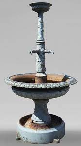 Antique Cast Iron Town Fountain With
