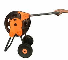 abs garden hose pipe reel cart with wheels