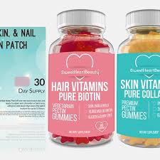 Most supplements meant to stimulate hair and nail growth or brighten and clear skin contain some combination of biotin, fish oil, and vitamins a. Vitapatch Hair Skin And Nails Supplement Set 3 Pack Groupon
