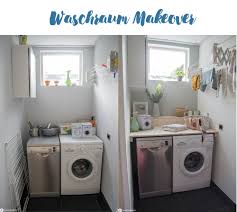 Eine waschmaschine dient dem reinigen von waschgütern. Waschraum Makeover Und Diy Waschmaschinentisch Kreativfieber