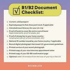 doents do i need for a travel visa