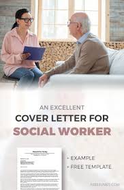 Excellent Cover Letter Example For A Social Worker Freesumes
