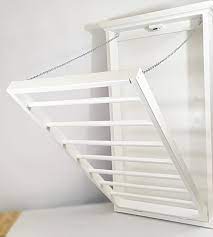Clothes Drying Rack Solid Wood Wall
