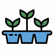 Plant Raised Bed Ground Sprout Icon