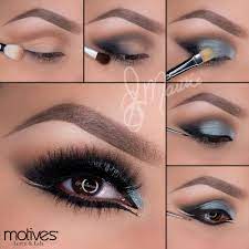 gold look using motives cosmetics