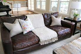 styling your brown leather sofa the