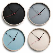 Stunning Deep Frame Round Wall Clocks