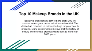 ppt 5 top makeup brands in stan