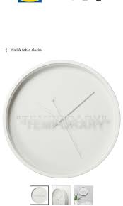 Ikea X Off White Clock Furniture