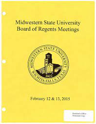 Midwestern State University Board of Regents Meetings