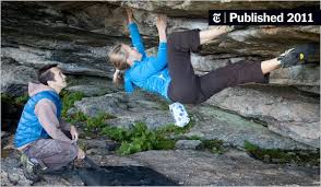 Bouldering is a form of rock climbing. The Sport Of Bouldering Climbs In Popularity The New York Times