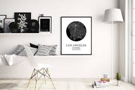 Los Angeles Map Wall Decor Printable