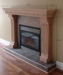 Fireplace Mantel 15 With Dimensions