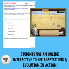 You will use three websites to answer the following questions and complete this packet. Darwin Natural Selection Evolution Webquest Pdf Digital Versions