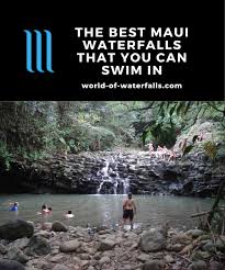 best waterfalls you can swim in maui