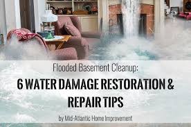 Water Damage Restoration Repair Tips