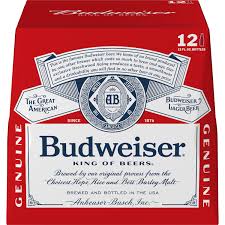 budweiser beer bottles pack of 12