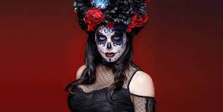 day of the dead body painting body