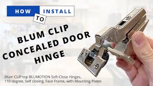 how to install blum clip top blumotion