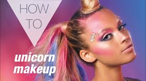 unicorn halloween how to makeup